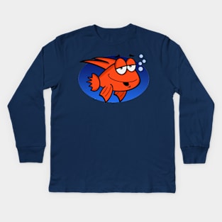 Funny Fish Kids Long Sleeve T-Shirt